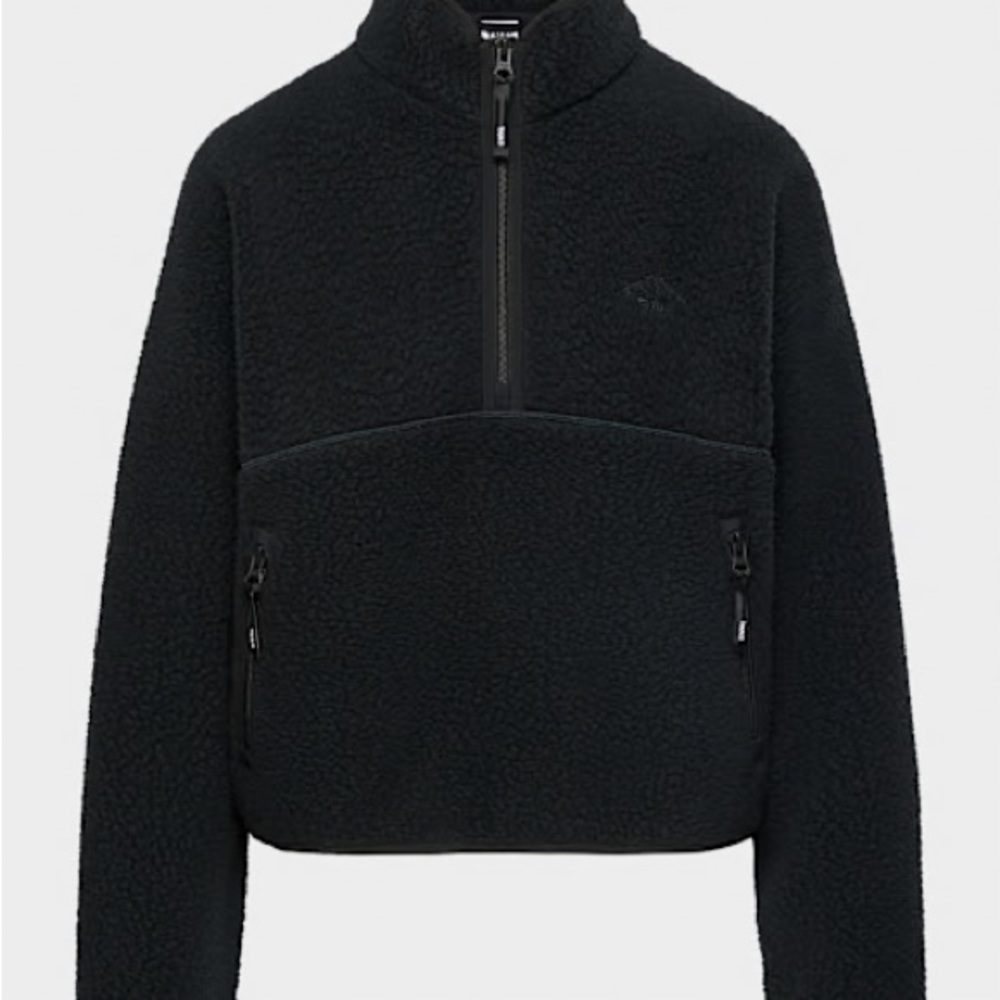 Aritzia Polartec 1/2 Zip Black S